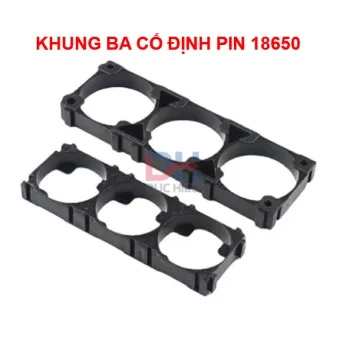 Khung cố định pin 18650 / 21700 / 26650 / 32140 / 33140. Nhựa ABS chất lượng cao